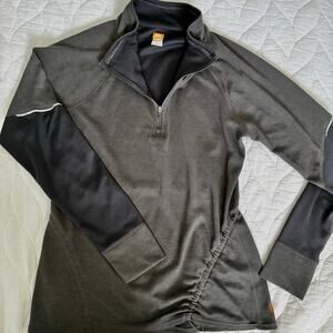 Lucytech Athletic Running 1/4 Zip Up Performance Activewear Sweater Women's Med
